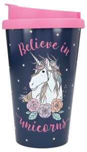 Becher To-Go mit Spruch Believe in Unicorns - Depesche