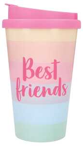 Becher To-Go mit Spruch Best Friends - Depesche