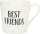 Porzellan Tasse mit Motiv Best Friends - Depesche