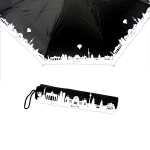 Taschenschirm Berlin Skyline mit Ballons