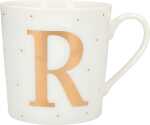 Porzellan Tasse mit Motiv Buchstabe R - Depesche