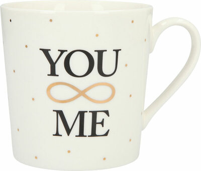 Porzellan Tasse mit Motiv You & Me - Depesche