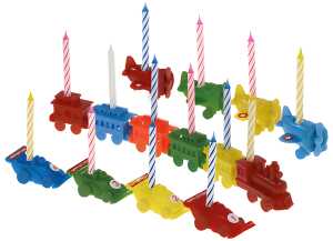 Geburtstags-Kerzenzug sortiert