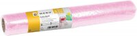 Deko Band Textilfaser 5mx12cm auf Rolle rosa