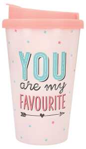 Becher To-Go mit Spruch You Are My Favourite - Depesche