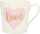 Porzellan Tasse mit Motiv Love - Depesche