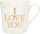 Porzellan Tasse mit Motiv I Love you - Depesche 4010070438869