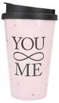 Becher To-Go mit Spruch You & Me - Depesche