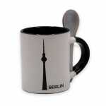 Espresso Tasse Berlin Fernsehturm weiß