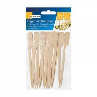 Holzpicker Fingerfood 12cm be green 25er - aus Bambus,...