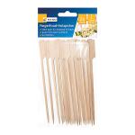 Holzpicker Fingerfood 18cm be green 25er - aus Bambus