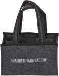 OOTB Graue Männerhandtasche mit 6 Fächern