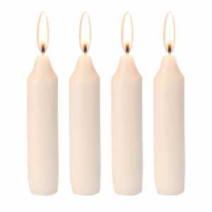 Adventskerzen 4er weiß 21x100mm