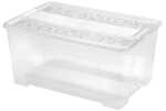 TexBox transparent+Deckel 57 x 38 x 27,2cm