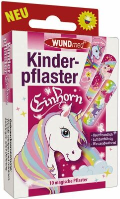 Kinderpflaster Einhorn 10er