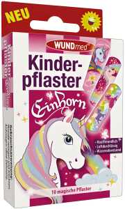 WUNDMED Kinderpflaster Einhorn 10er