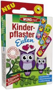WUNDMED Kinderpflaster 10er Eule