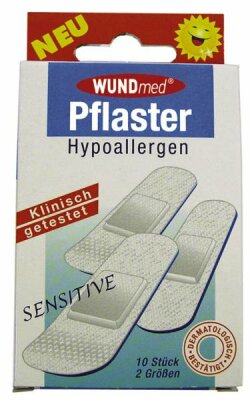 Pflasterstrips 10er sensitiv-hypoallergen