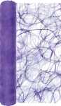 Tischläufer Vlies Swirly violet, 5 m x 30 cm