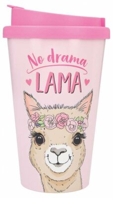 Becher To-Go mit Spruch No Drama Lama - Depesche