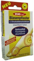 Blasenpflaster und 3 Druckstellenschutzkissen