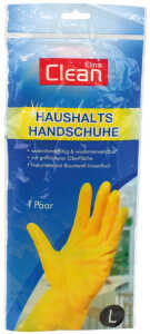 CLEAN Gummihandschuhe Latex Größe L