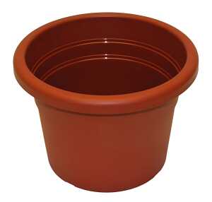 Blumentopf rund Ø 25 cm Kunsstoff terrakotta