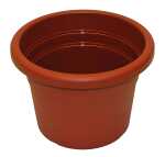 Blumentopf rund Ø 25 cm Kunsstoff terrakotta