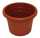 Blumentopf rund Ø 25 cm Kunsstoff terrakotta