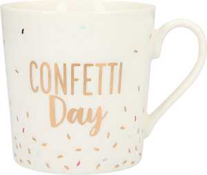 Porzellan Tasse mit Motiv Confetti Day - Depesche