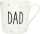 Porzellan Tasse mit Motiv Dad - Depesche