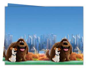 Tischdecke Pets 120x180cm, Plastik