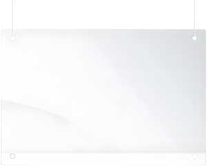 Tröpfchenschutzscheibe 100x65 cm Decke FRANKEN SPA6510 Plexiglas