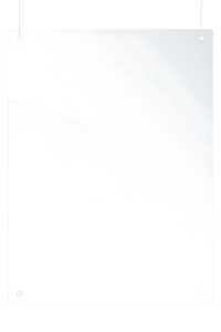 Tröpfchenschutzscheibe 120x90 cm Decke FRANKEN SPA9012 Plexiglas