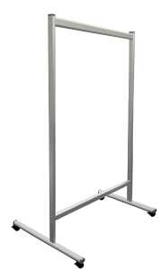 Trennwand Schutzschild Mobil 120x150 cm FRANKEN TAP120150M Plexiglas