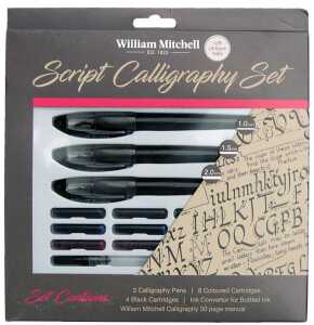 Standardgraph Script Calligraphy Set Füller, 3x Feder sortiert, Patronen