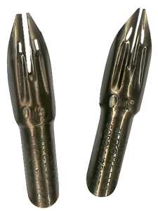 DOPPELSCHRIFT FEDERN Set 6 verschiedene Federn und Federhalter