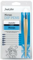 STDGRAPH MANGA DIP PENS Set 6 extra feine Federn und 2 Federhalter 1 Stück