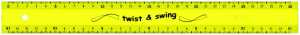 Standardgraph Twist & Swing Lineal NEON 30 cm neongelb 1 Stück