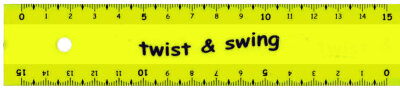 STDGRAPH Twist & Swing Lineal NEON 15 cm neongelb 1 Stück