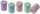 Pastell Doppel-Dosenspitzer rund farbig sortiert 4014509146912