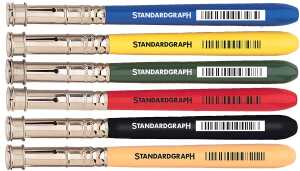 Standardgraph Sfitftverlängerer UNI-design farbig sortiert, 11 cm, 12 Stück