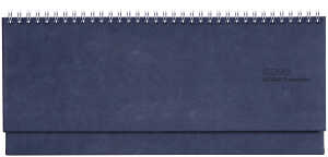 2026 Güss Tischquerkalender 30x13cm Tucson blau 1W/2S