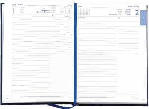 2027  GÜSS Buchkalender, Einband Tucson grau