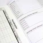 ADINA Hausaufgabenheft A5 (Illusion) für Schlaue Faule