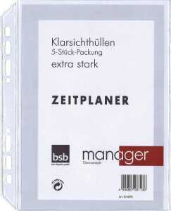 BSB Ersatzeinlage A5 5ST 02-0092 Klarsichthülle
