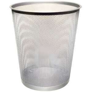 Q-Connect Papierkorb Metalldraht 19 Liter - silber
