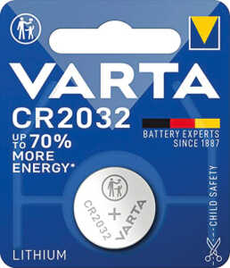 VARTA Batterie Knopfzelle CR2032 1er a. Karte