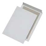 MAILmedia Papprückwandtaschen B4, ohne Fenster, 120 g/qm, weiß, 125St