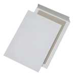 MAILmedia Papprückwandtaschen B4, ohne Fenster, 120 g/qm, weiß, 125St